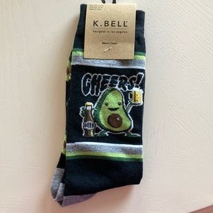 K. Bell men’s crew socks